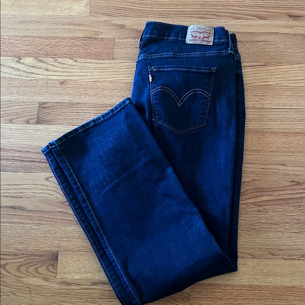 Levi’s Jeans 415 Classic Boot Cut Dark Blue Denim 16W